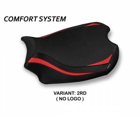 DPV4G-2RD-2 Seat saddle cover Glinka Comfort System Red (RD) T.I. for DUCATI PANIGALE V4 2018 > 2023