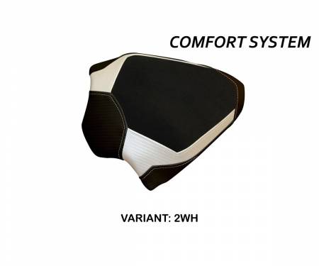 DPV4R1-2WH Seat saddle cover Rivoli 1 Comfort System White (WH) T.I. for DUCATI PANIGALE V4 2018 > 2023