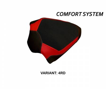 DPV4R1-4RD Seat saddle cover Rivoli 1 Comfort System Red (RD) T.I. for DUCATI PANIGALE V4 2018 > 2023