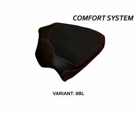 Rivestimento sella Rivoli 1 Comfort System Nero (BL) T.I. per DUCATI PANIGALE V4 2018 > 2023