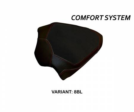 DPV4R1-8BL Funda Asiento Rivoli 1 Comfort System Negro (BL) T.I. para DUCATI PANIGALE V4 2018 > 2023
