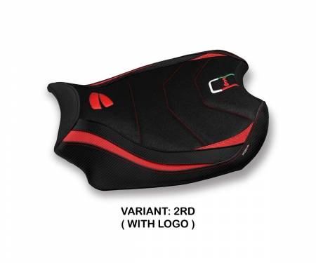 DPV4S-2RD-1 Seat saddle cover Smila Ultragrip Red (RD) T.I. for DUCATI PANIGALE V4 2018 > 2023