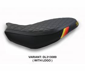 Seat saddle cover Vintage Black (L313089) T.I. for DUCATI SCRAMBLER (all) 2015 > 2022