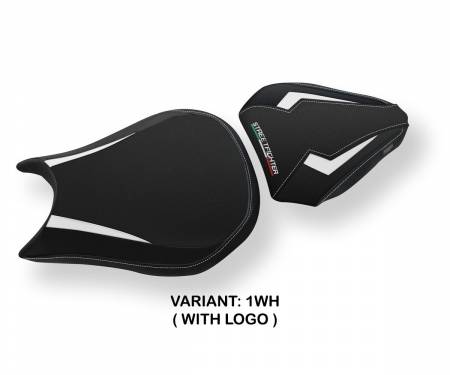 DSF915D-1WH-1 Seat saddle cover Destin White (WH) T.I. for DUCATI STREETFIGHTER 2009 > 2015
