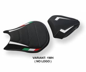 Seat saddle cover Florida Trico Ultragrip White (WH) T.I. for DUCATI STREETFIGHTER 2009 > 2015