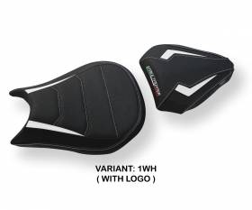 Seat saddle cover Florida Ultragrip White (WH) T.I. for DUCATI STREETFIGHTER 2009 > 2015
