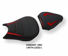Seat saddle cover Florida Ultragrip Red (RD) T.I. for DUCATI STREETFIGHTER 2009 > 2015
