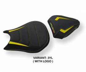 Seat saddle cover Florida Ultragrip Yellow (YL) T.I. for DUCATI STREETFIGHTER 2009 > 2015