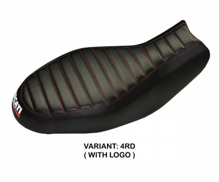 DSP-4RD-1 Seat saddle cover Procida Red (RD) T.I. for DUCATI SCRAMBLER (all) 2015 > 2022