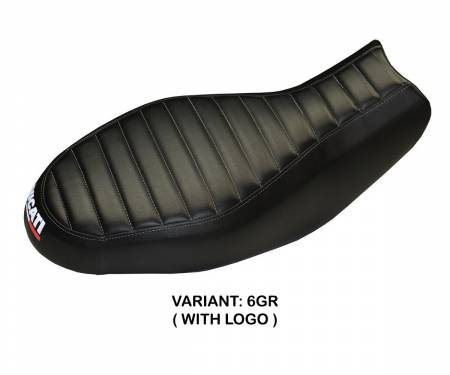 DSP-6GR-1 Seat saddle cover Procida Gray (GR) T.I. for DUCATI SCRAMBLER (all) 2015 > 2022