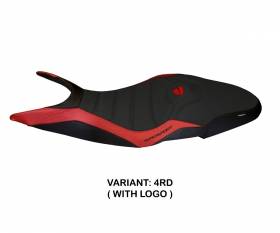 Seat saddle cover Pistoia 1 Ultragrip Red (RD) T.I. for DUCATI SUPER SPORT 2017 > 2022