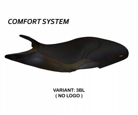 DSSP3C-3BL-4 Seat saddle cover Pistoia 3 Comfort System Black (BL) T.I. for DUCATI SUPER SPORT 2017 > 2022