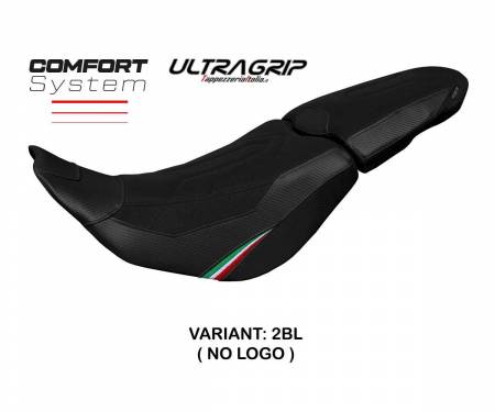 DSTXTT-2BL-2 Housse de selle Thar Trico ultragrip comfort system Noir BL T.I. pour Ducati Desert-X 2022 > 2024