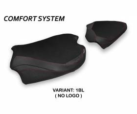 Seat saddle cover Albena Comfort System Black (BL) T.I. for DUCATI STREETFIGHTER V4 2020 > 2022