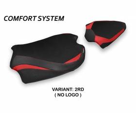 Seat saddle cover Albena Comfort System Red (RD) T.I. for DUCATI STREETFIGHTER V4 2020 > 2022