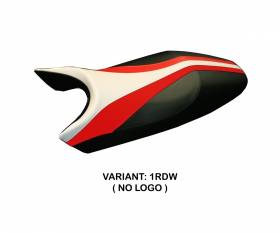 Seat saddle cover Freccia Red - White (RDW) T.I. for DUCATI MONSTER 1994 > 2007