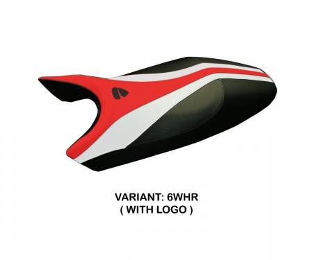 DUCMOFR-6WHR-3 Seat saddle cover Freccia White - Red (WHR) T.I. for DUCATI MONSTER 1994 > 2007