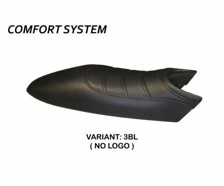 DUCMOTB-3BL-2 Housse de selle Total Black Comfort System Noir (BL) T.I. pour DUCATI MONSTER 1994 > 2007