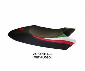 Seat saddle cover Tricolore Black (BL) T.I. for DUCATI MONSTER 1994 > 2007