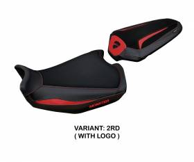 Seat saddle cover Linosa Red (RD) T.I. for DUCATI MONSTER 937 2021