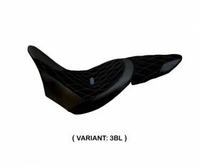 Seat saddle cover Ferrara Black (BL) T.I. for DUCATI X DIAVEL 2016 > 2022