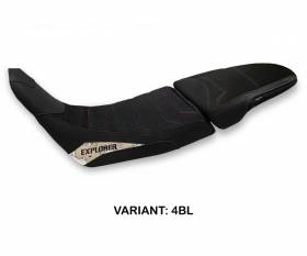 Seat saddle cover Maps ultragrip Black BL + logo T.I. for Honda Africa Twin 1100 Adventure Sport 2020 > 2023