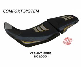 Housse de selle Amber special color comfort system Gris - Gris GRG T.I. pour Honda Africa Twin 1100 Adventure Sport 2020 > 2023