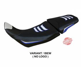 Sattelbezug Sitzbezug Amber special color Blau - Weiss BEW T.I. fur Honda Africa Twin 1100 Adventure Sport 2020 > 2023