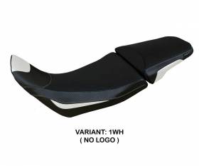 Seat saddle cover Amber White WH T.I. for Honda Africa Twin 1100 Adventure Sport 2020 > 2023