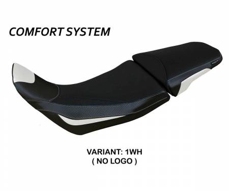 HA11DC-1WH-2 Seat saddle cover Deline comfort system White WH T.I. for Honda Africa Twin 1100 2020 > 2023