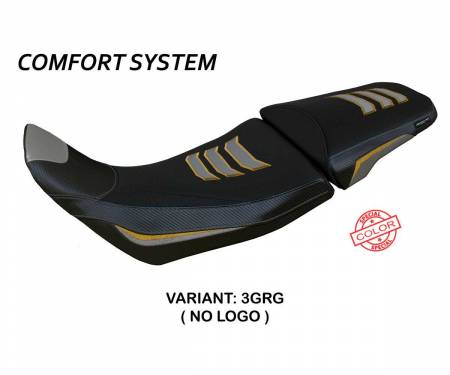 HA11DSC-3GRG-2 Housse de selle Deline special color comfort system Gris - Gris GRG T.I. pour Honda Africa Twin 1100 2020 > 2023