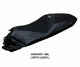 Seat saddle cover Nilli Black BL + logo T.I. for Honda ADV 350 2022 > 2024