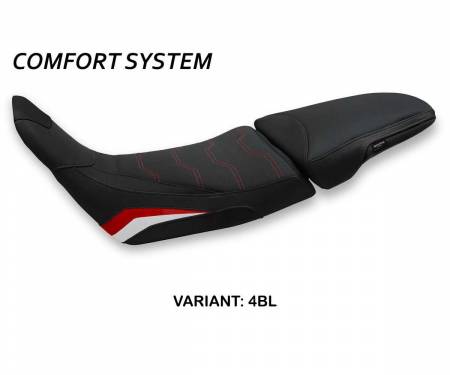 HAT11V-4BL-5 Seat saddle cover Vinh comfort system Black BL + logo T.I. for Honda Africa Twin 1100 2020 > 2023