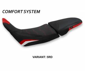 Seat saddle cover Vinh comfort system Red RD + logo T.I. for Honda Africa Twin 1100 2020 > 2023