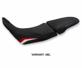 Seat saddle cover Xepon Black BL + logo T.I. for Honda Africa Twin 1100 2020 > 2023