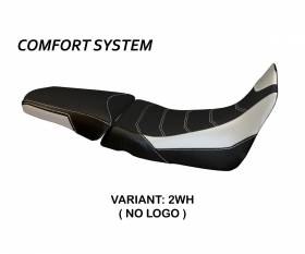 Seat saddle cover Palinuro 1 Comfort System White (WH) T.I. for HONDA AFRICA TWIN 1000 2015 > 2019