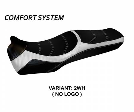 HC12L2C-2WH-2 Seat saddle cover Lecce 2 Comfort System White (WH) T.I. for HONDA CROSSTOURER 1200 2011 > 2020