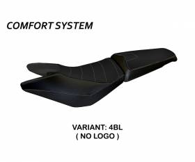 Seat saddle cover Urbino 2 Comfort System Black (BL) T.I. for HONDA CROSSRUNNER 800 2016 > 2020