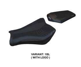 Seat saddle cover Janela ultragrip Black BL + logo T.I. for Honda CBR 1000 RR 2008 > 2016