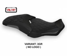 Seat saddle cover Olimpia Velvet Gray (GR) T.I. for HONDA CB 1000 R 2018 > 2022