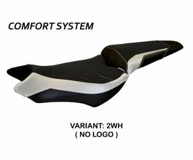 Housse de selle Ponza Comfort System Blanche (WH) T.I. pour HONDA CB 1000 R 2008 > 2017