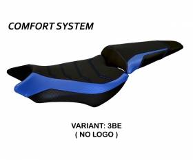Seat saddle cover Ponza Comfort System Blue (BE) T.I. for HONDA CB 1000 R 2008 > 2017