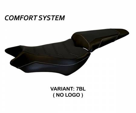 HCB1RPC-7BL-2 Seat saddle cover Ponza Comfort System Black (BL) T.I. for HONDA CB 1000 R 2008 > 2017