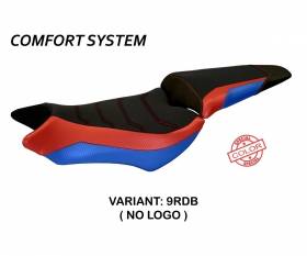 Sattelbezug Sitzbezug Ponza Comfort System Rot - Schwarz (RDB) T.I. fur HONDA CB 1000 R 2008 > 2017