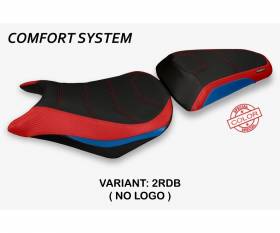 Sattelbezug Sitzbezug Cenesi Special Color Comfort System Rot - Schwarz (RDB) T.I. fur HONDA CB 500 F 2012 > 2015