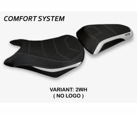Housse de selle Cenesi Comfort System Blanche (WH) T.I. pour HONDA CB 500 F 2012 > 2015