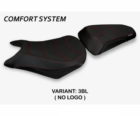 HCB5F2C-3BL-2 Housse de selle Cenesi Comfort System Noir (BL) T.I. pour HONDA CB 500 F 2012 > 2015