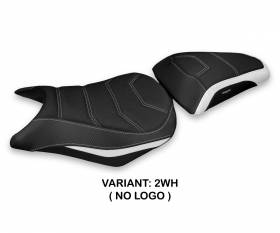 Seat saddle cover Elati Ultragrip White (WH) T.I. for HONDA CB 500 F 2012 > 2015