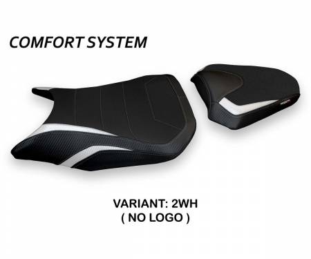 HCB5F6M1-2WH-4 Seat saddle cover Marcarini 1 Comfort System White (WH) T.I. for HONDA CB 500 F 2016 > 2024