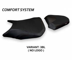 Seat saddle cover Marcarini 1 Comfort System Black (BL) T.I. for HONDA CB 500 F 2016 > 2024